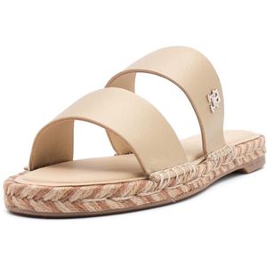 Tommy Hilfiger Th Gouden Platte Sandalen - Streetwear - Vrouwen