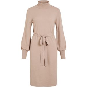 VILA Gebreide jurk 'VIAMANDA'  beige