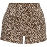 s.Oliver RED LABEL - Korte Pyjamabroek - Luipaardpatroon - Regular Fit