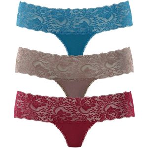 VIVANCE String  taupe / petrol / bordeaux