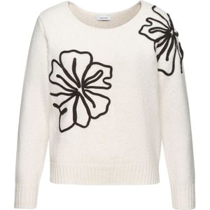 Lascana - Gebreide Trui - Beige - Winterpullover - Modieus