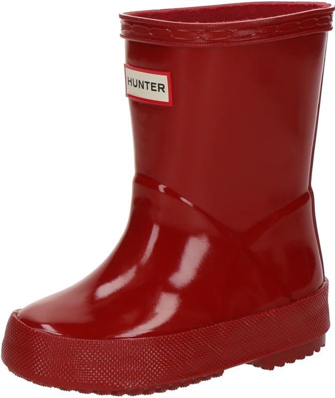 Regenlaars Hunter Kids Original First Gloss Wellington Military Red-Schoenmaat 21