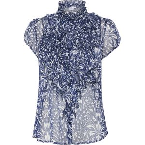 SAINT TROPEZ Shirt 'Lilja'  marine / wit
