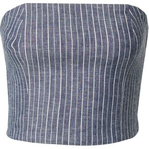 RÆRE by Lorena Rae Top  saffier / wit