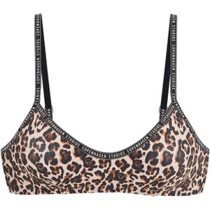 Copenhagen Studios - Leody - Bustierbikinitop - Bruin Gedessineerd - Dierenprint