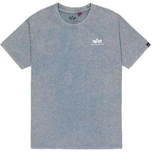 ALPHA INDUSTRIES - Shirt - Blauw - Grijs - Wit