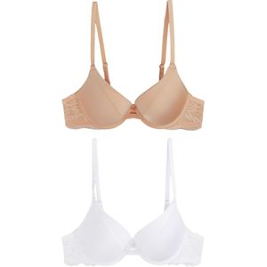 Next BH  beige / wit