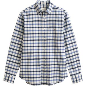 GANT Overhemd  blauw / wit