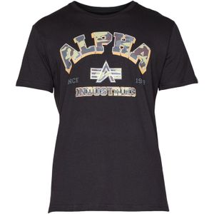 ALPHA INDUSTRIES College Camo - T-shirt - Camo - Katoen