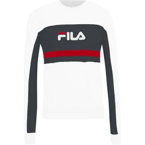 FILA Sportief sweatshirt 'LISHUI'  antraciet / donkerrood / wit