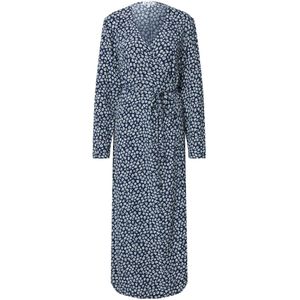 EDITED Jurk 'Alara'  marine / groen / wit