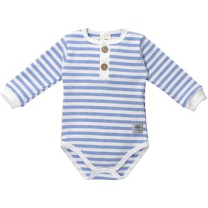 Makoma Rompertje/body  lichtblauw / wit