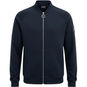 Ombre Sweatvest 'OM-SSZP-0215'  donkerblauw