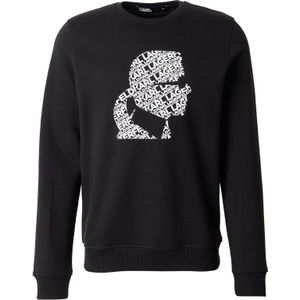 Karl Lagerfeld Sweatshirt  zwart / wit