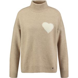 Key Largo Trui 'Tender'  greige / wit