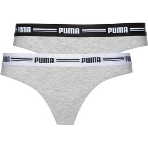 PUMA - WOMEN STRING - Slips - Grey - Set van 2
