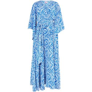 IZIA Jurk  blauw / wit