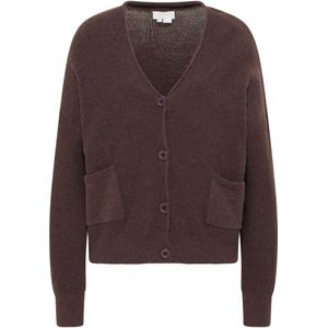 RISA Gebreid vest 'Teylon'  donkerbruin