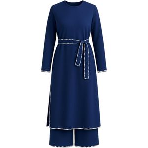 MODAMIHRAM Broekpak  nachtblauw / wit