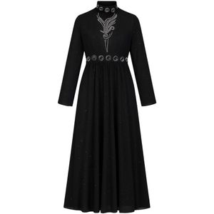 MODAMIHRAM Avondjurk  zwart / zilver / transparant