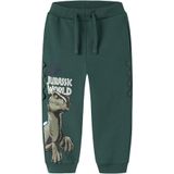 NAME IT Broek  olijfgroen / spar / zwart / wit