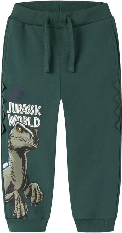 NAME IT Broek  olijfgroen / spar / zwart / wit