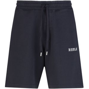 REPLAY Broek 'FELPA'  navy / wit