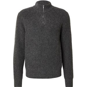 DAN FOX APPAREL Trui 'Gabriel'  grijs gemêleerd