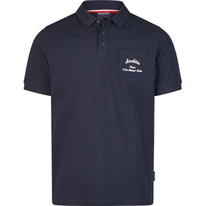 HECHTER PARIS Shirt  donkerblauw / wit