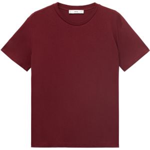 MANGO Shirt 'Chals'  donkerrood