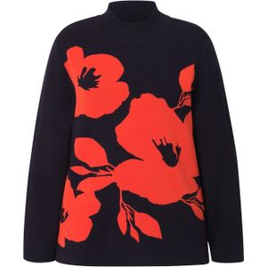 Ulla Popken Trui  rood / zwart