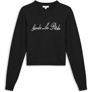 Twist Trui  zwart / wit