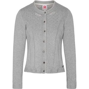 SPIETH & WENSKY Gebreid vest 'Arianna'  lichtgrijs