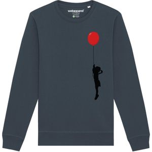 Watapparel Sweatshirt  donkergrijs / rood / karmijnrood / pastelrood / zwart