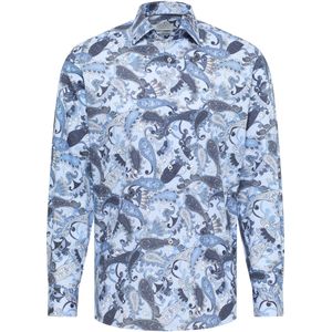 ETERNA - Modern Fit - Zakelijk Overhemd - Puur Katoen - Knoopsluiting