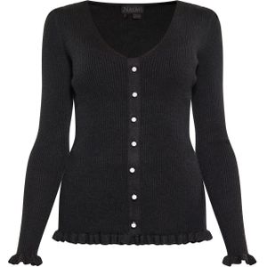 NAEMI Gebreid vest  zwart