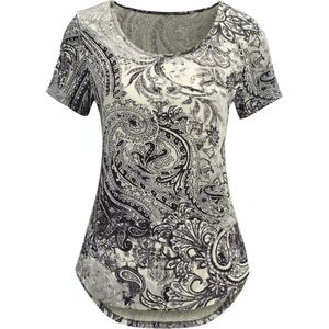 MADELEINE Shirt  grijs / zwart