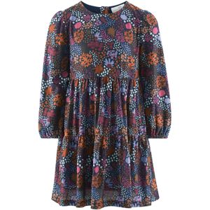 happy girls Jurk  navy / bessen / mandarijn / wit