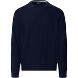 Hackett London - Gebreide Trui - Donkerblauw - Ronde Hals