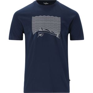 Cruz Shirt 'Gander'  donkerblauw / natuurwit