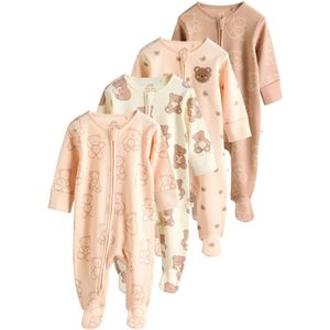 Next Nachtkledij  ivoor / bruin / lichtbruin / pastelroze