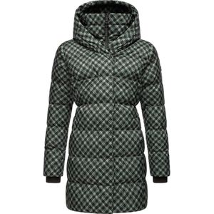 Ragwear Wintermantel 'Niara'  pastelgroen / zwart