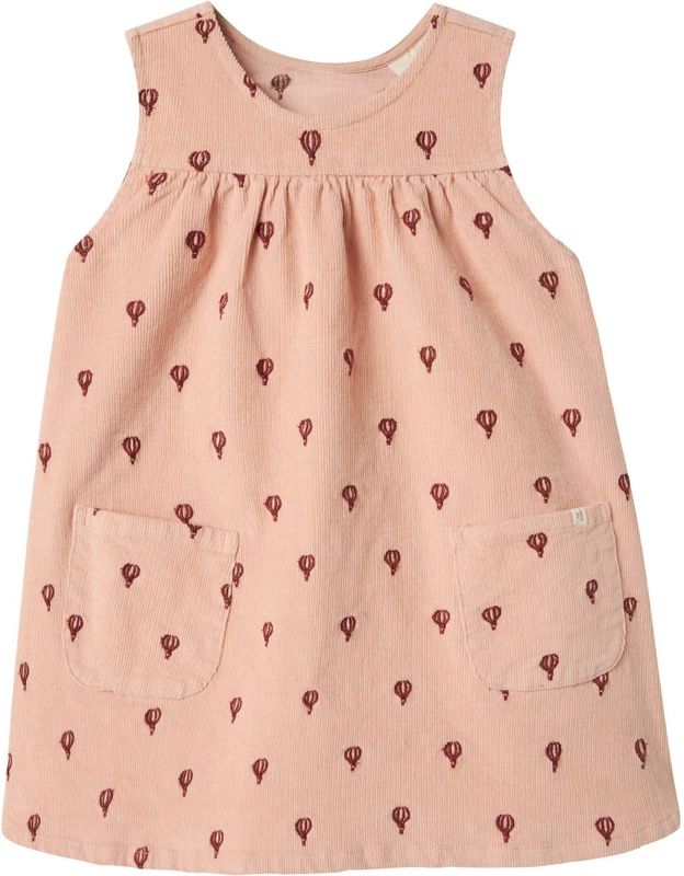 Lil'Atelier Jurk  poederroze / donkerrood