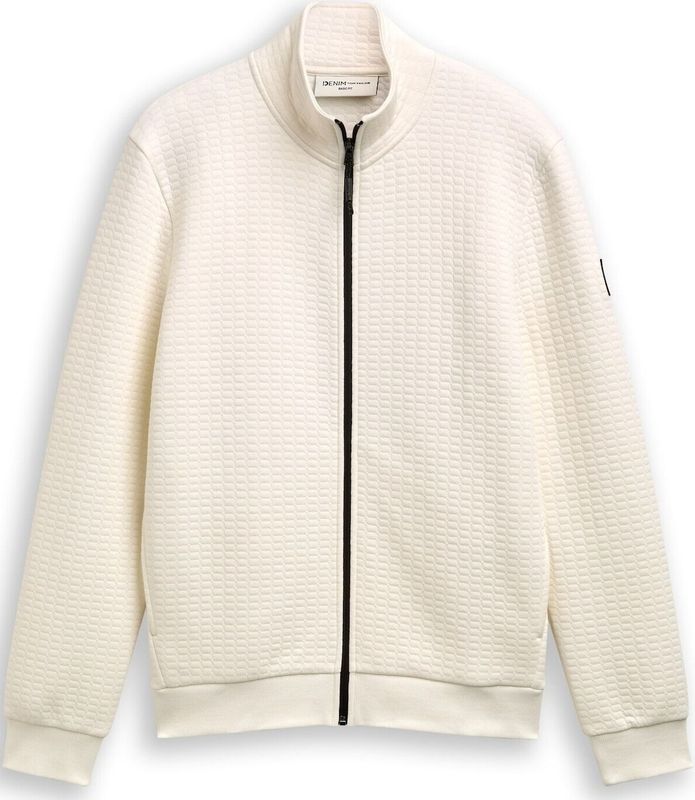 TOM TAILOR DENIM Sweatvest  wit