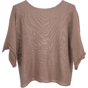 Seasons of April Trui 'Fleur'  bruin