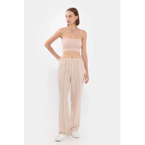 Hiccup Broek  beige / pink / rosa / wit