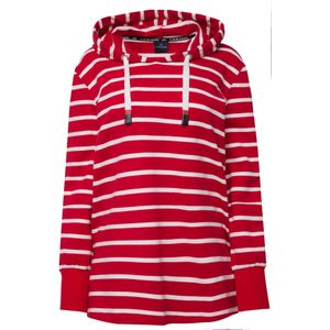 LAURASØN Sweatshirt  bloedrood / wit