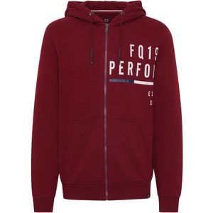 FQ1924 Sweatvest  rood / zwart / wit