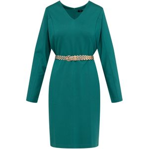 Quiosque Jurk '4VF007'  goud / groen