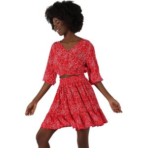 Colin's Blouse  rood / wit